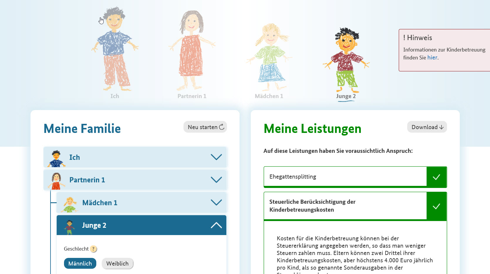 Thema: Informatives für Eltern – Welche Leistungen/Förderungen stehen mir/uns als Eltern zu?